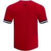 Pro Standard Mens NFL Retro Classics Short Sleeve Tee(Red/Black)