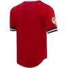 Pro Standard Mens NFL Retro Classics Short Sleeve Tee(Red/Black)