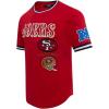 Pro Standard Mens NFL Retro Classics Short Sleeve Tee(Red/Black)