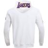Pro Standard Mens NHL Paint The City Fleece Pull Over Hoodie(White)