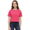 Pro Standard Big Girls NFL Classic Short Sleeve Boxy Tee(Beetroot Purple)