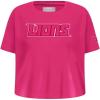 Pro Standard Big Girls NFL Detroit Lions Classic Triple Pink Short Sleeve Boxy Tee Beetroot Purple S