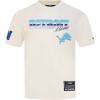 Pro Standard Mens NFL Detroit Lions Chromatic Short Sleeve Tee Eggshell XL