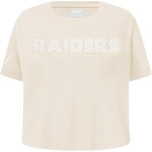 Pro Standard Big Girls NFL Neutral Short Sleeve Boxy Tee(Eggshell)