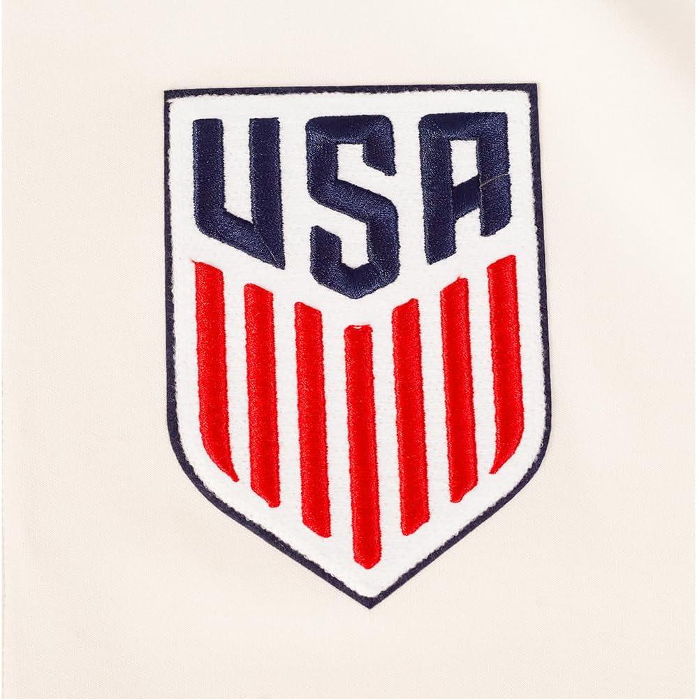 imageMens USSF Classic Chenille Double Knit FullZip HoodieEggshell