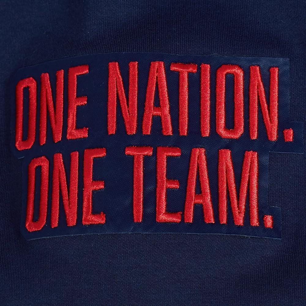 imageMens USSF Classic Chenille Double Knit FullZip HoodieMidnight Navy