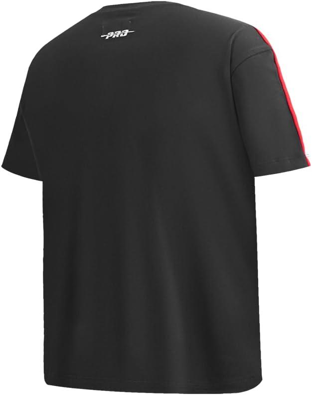 imagePro Standard Big Boys NBA Chicago Bulls Retro Classics Short Sleeve Taping Tee BlackRed M