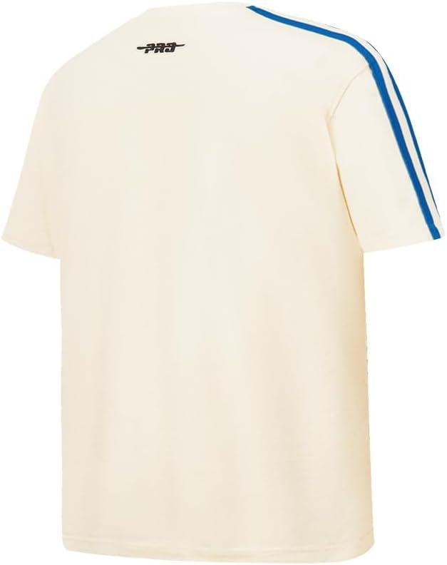 imagePro Standard Big Boys NBA New York Knicks Retro Classics Short Sleeve Taping Tee EggshellRoyal Blue L