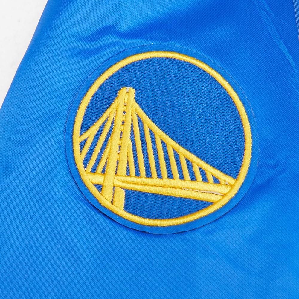 imagePro Standard Big Kids NBA Classic Chenille Satin JacketRoyal Blue