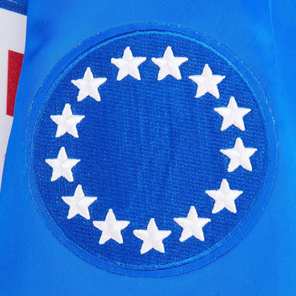 imagePro Standard Big Kids NBA Classic Chenille Satin JacketRoyal Blue