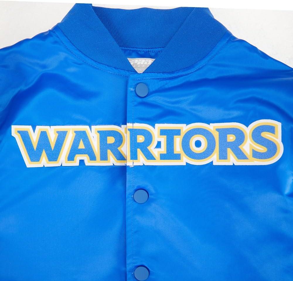 imagePro Standard Big Kids NBA Classic Chenille Satin JacketRoyal Blue