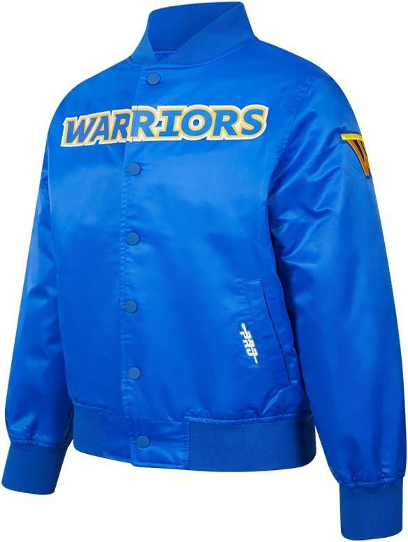imagePro Standard Big Kids NBA Classic Chenille Satin JacketRoyal Blue
