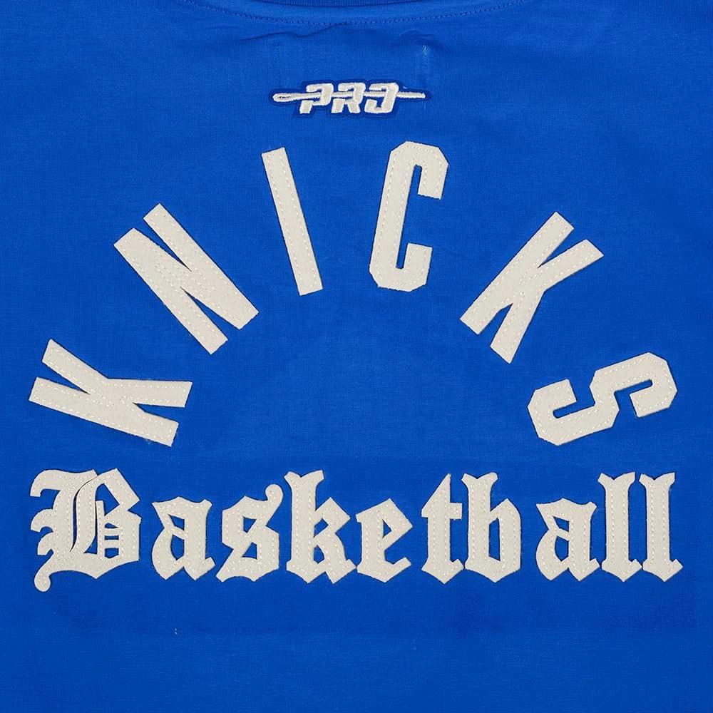 imagePro Standard NBA Womens Womens NBA Modern Originals Cotton Short Sleeve Boxy TeeRoyal Blue