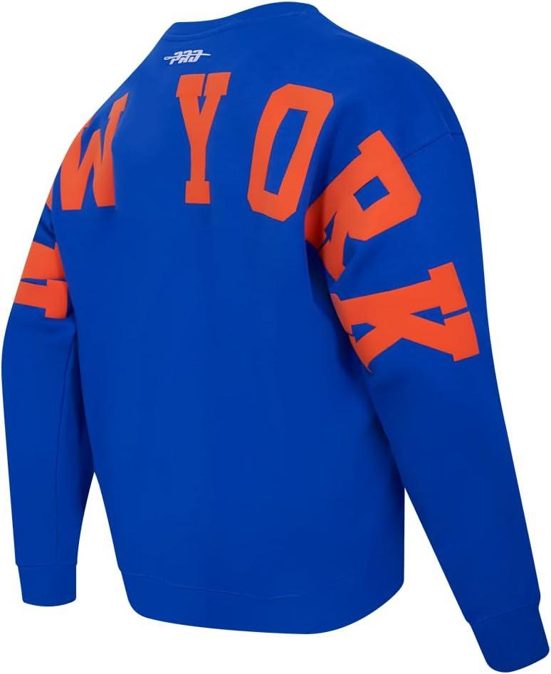 imagePro Standard NBA mens Mens Nba Wingspan Fleece Crewneck SweatshirtRoyal Blue