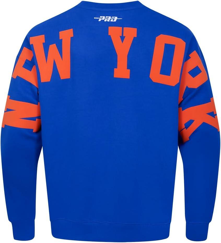 imagePro Standard NBA mens Mens Nba Wingspan Fleece Crewneck SweatshirtRoyal Blue