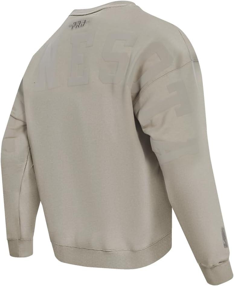imagePro Standard NBA mens Mens Nba Wingspan Fleece Crewneck SweatshirtTaupe