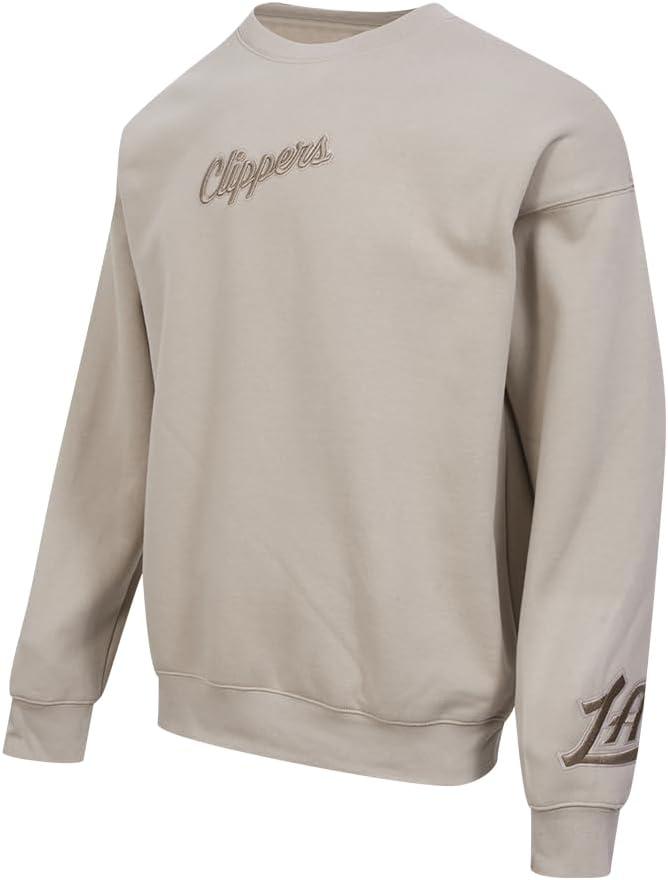 imagePro Standard NBA mens Mens Nba Wingspan Fleece Crewneck SweatshirtTaupe