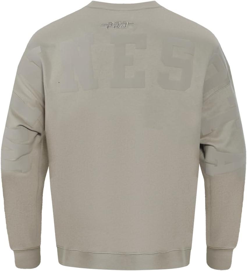 imagePro Standard NBA mens Mens Nba Wingspan Fleece Crewneck SweatshirtTaupe
