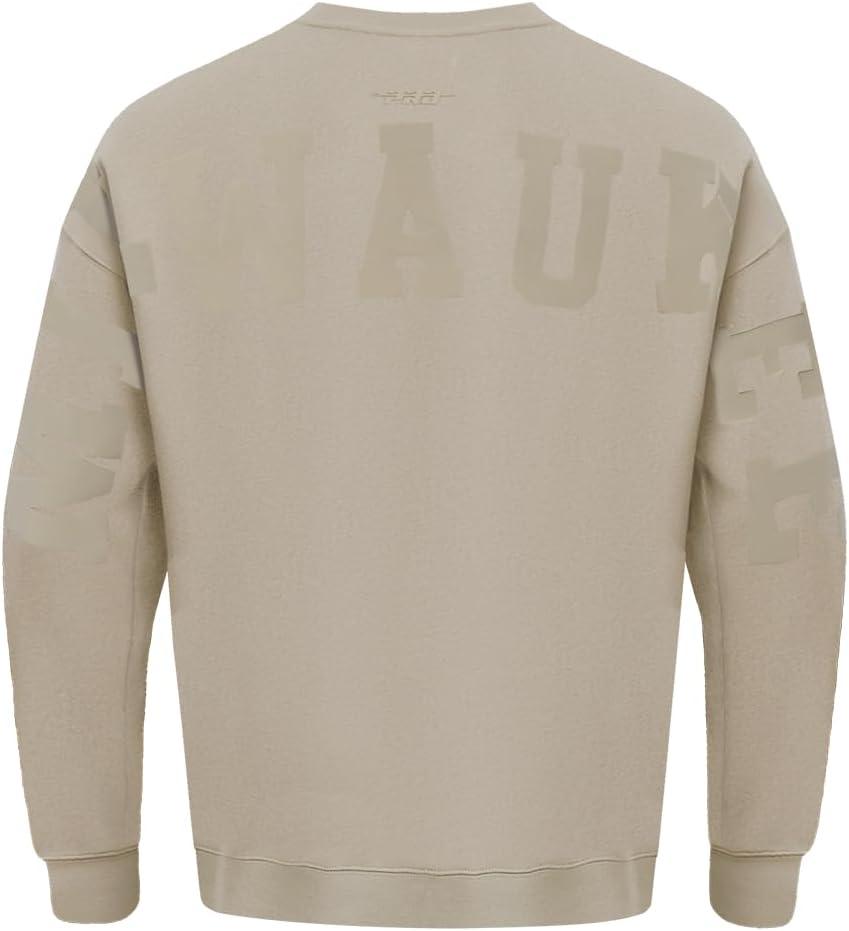 imagePro Standard NBA mens Mens Nba Wingspan Fleece Crewneck SweatshirtTaupe