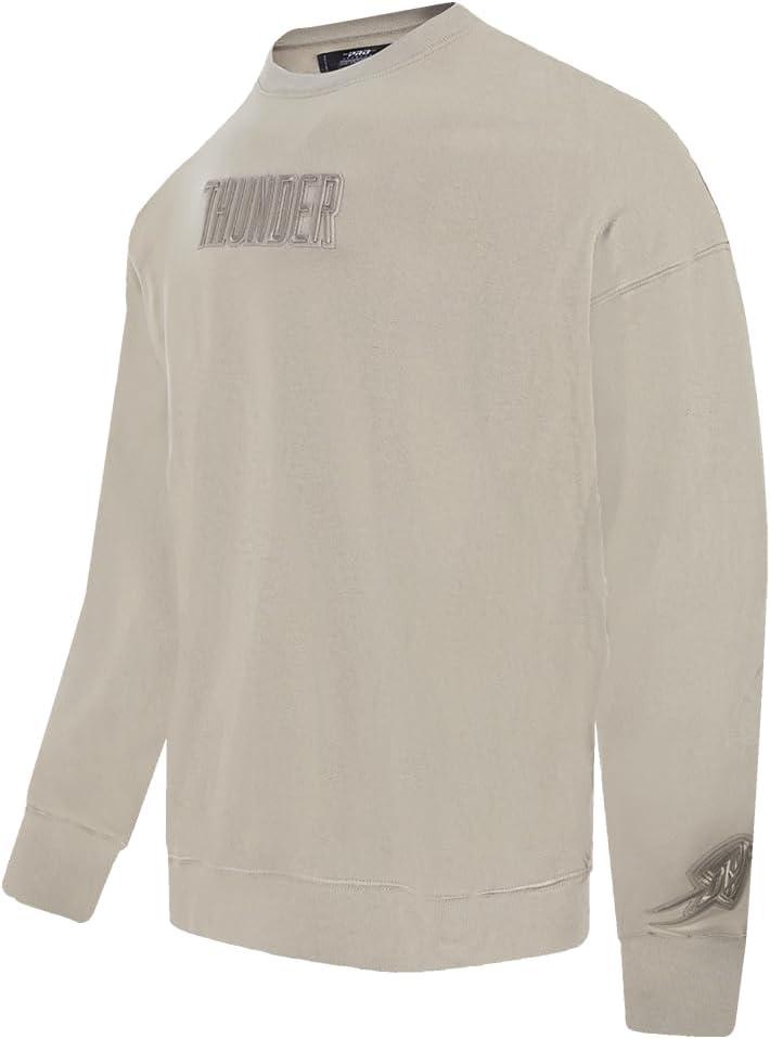 imagePro Standard NBA mens Mens Nba Wingspan Fleece Crewneck SweatshirtTaupe