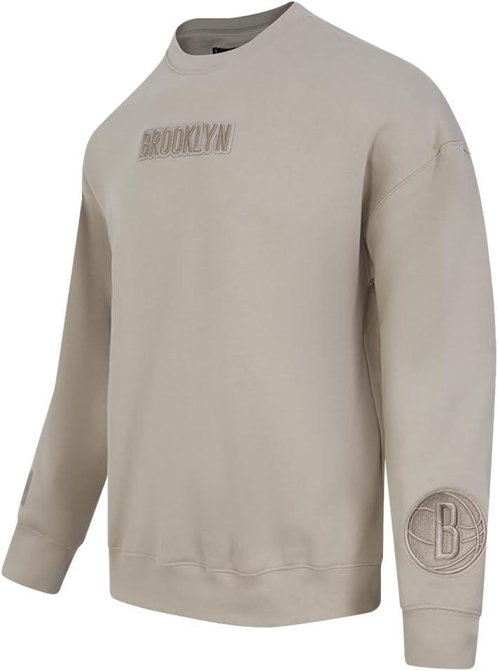 imagePro Standard NBA mens Mens Nba Wingspan Fleece Crewneck SweatshirtTaupe