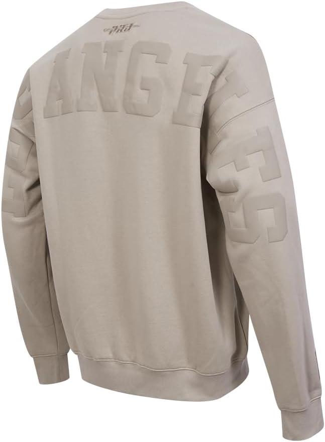 imagePro Standard NBA mens Mens Nba Wingspan Fleece Crewneck SweatshirtTaupe