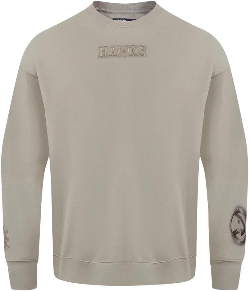 imagePro Standard NBA mens Mens Nba Wingspan Fleece Crewneck SweatshirtTaupe