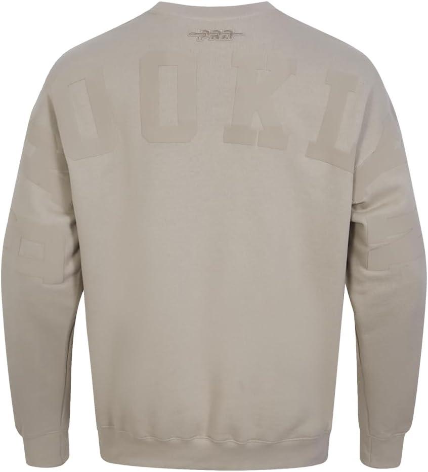 imagePro Standard NBA mens Mens Nba Wingspan Fleece Crewneck SweatshirtTaupe