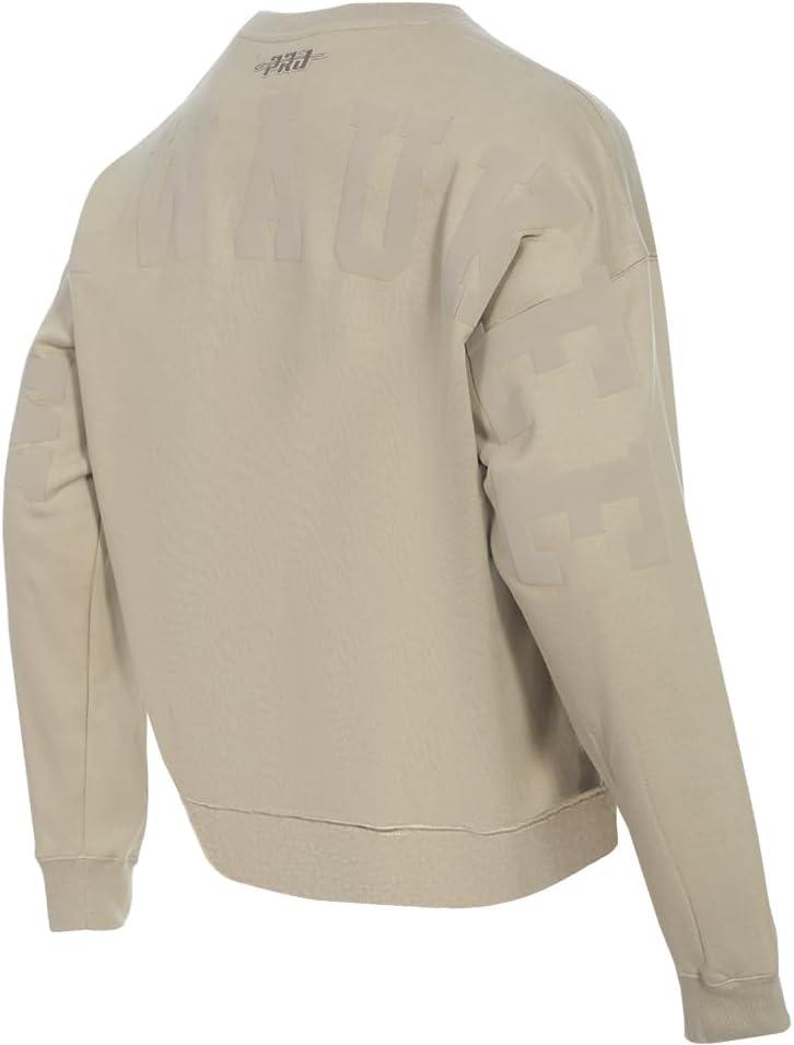 imagePro Standard NBA mens Mens Nba Wingspan Fleece Crewneck SweatshirtTaupe