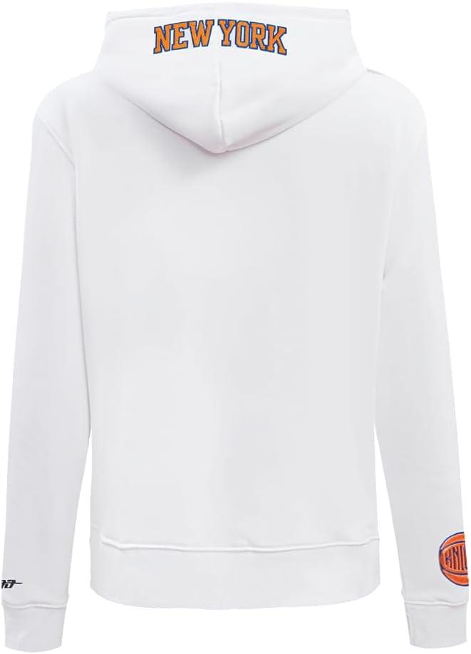 imagePro Standard NBA womens Womens Nba Classic Chenille Brushed Back French Terry Pull Over HoodieWhite