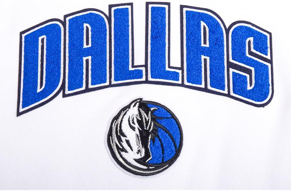 imagePro Standard NBA womens Womens Nba Classic Chenille Brushed Back French Terry Pull Over HoodieWhite