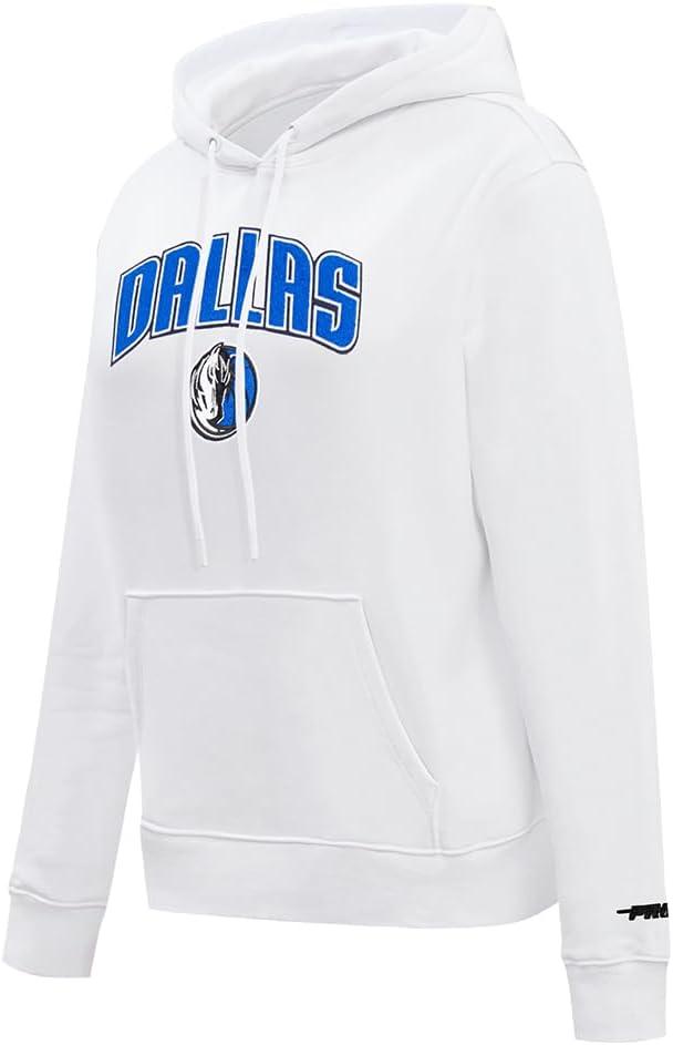 imagePro Standard NBA womens Womens Nba Classic Chenille Brushed Back French Terry Pull Over HoodieWhite