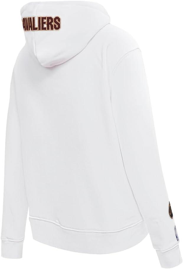 imagePro Standard NBA womens Womens Nba Classic Chenille Brushed Back French Terry Pull Over HoodieWhite
