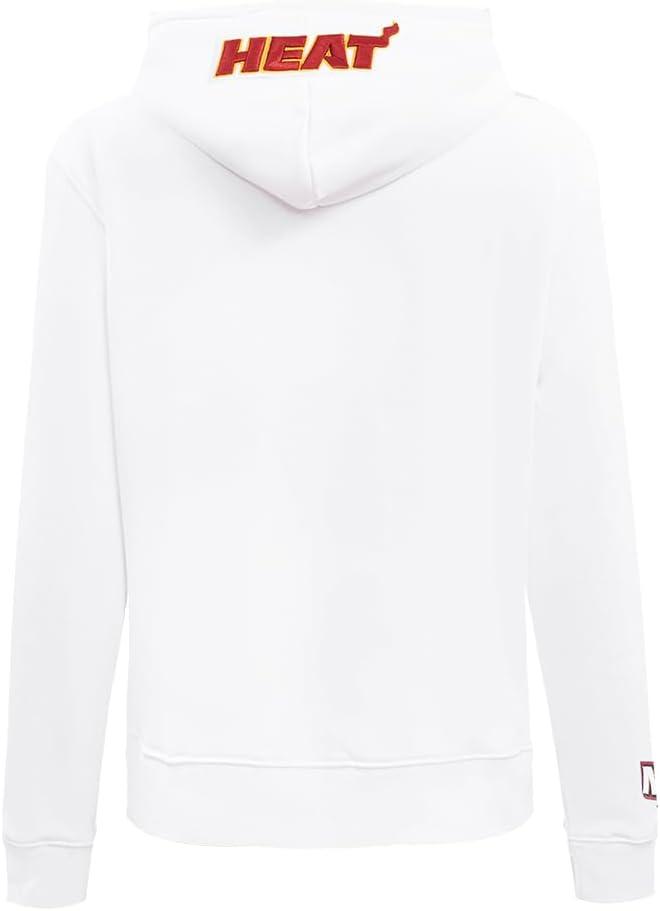 imagePro Standard NBA womens Womens Nba Classic Chenille Brushed Back French Terry Pull Over HoodieWhite
