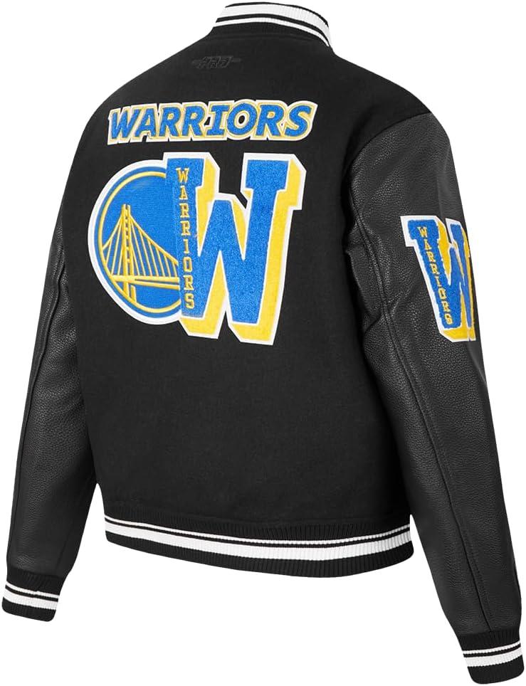imagePro Standard NBA womens Womens Nba Mash Up Wool Varsity JacketBlack