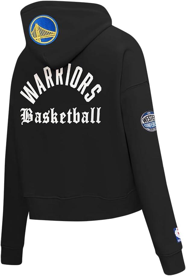 imagePro Standard NBA womens Womens Nba Modern Originals Brushed Back French Terry Cropped Pullover HoodieBlack