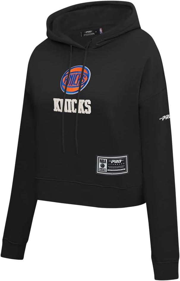 imagePro Standard NBA womens Womens Nba Modern Originals Brushed Back French Terry Cropped Pullover HoodieBlack