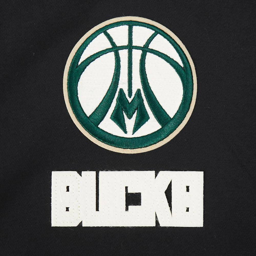 imagePro Standard NBA womens Womens Nba Modern Originals Brushed Back French Terry Cropped Pullover HoodieBlack
