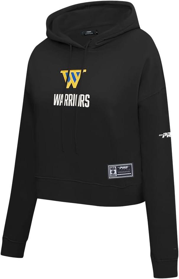 imagePro Standard NBA womens Womens Nba Modern Originals Brushed Back French Terry Cropped Pullover HoodieBlack