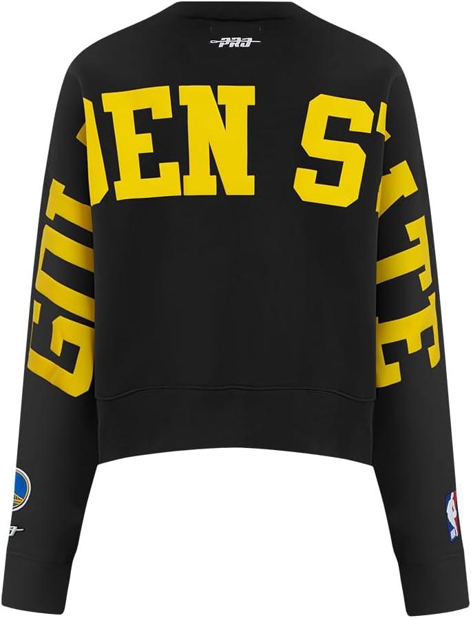 imagePro Standard NBA womens Womens Nba Wingspan Brushed Back French Terry Crewneck SweatshirtBlack