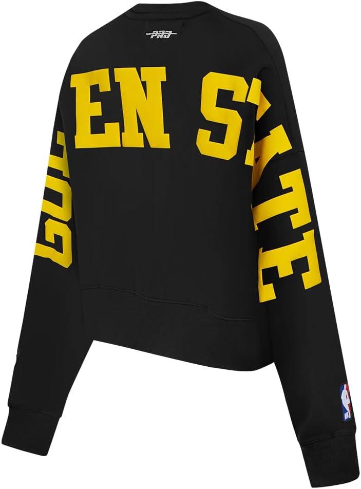 imagePro Standard NBA womens Womens Nba Wingspan Brushed Back French Terry Crewneck SweatshirtBlack