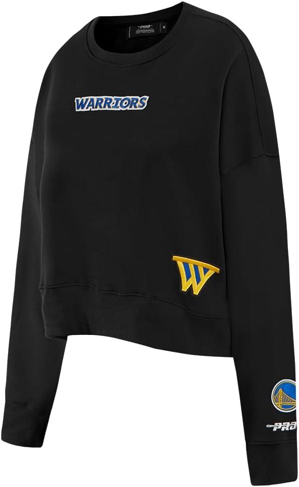 imagePro Standard NBA womens Womens Nba Wingspan Brushed Back French Terry Crewneck SweatshirtBlack