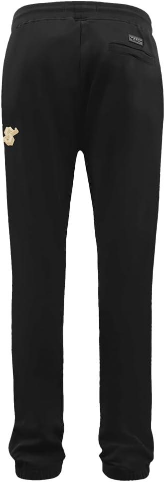 imagePro Standard NHL Mens Mens NHL Old English Brushed Back French Terry SweatpantBlack