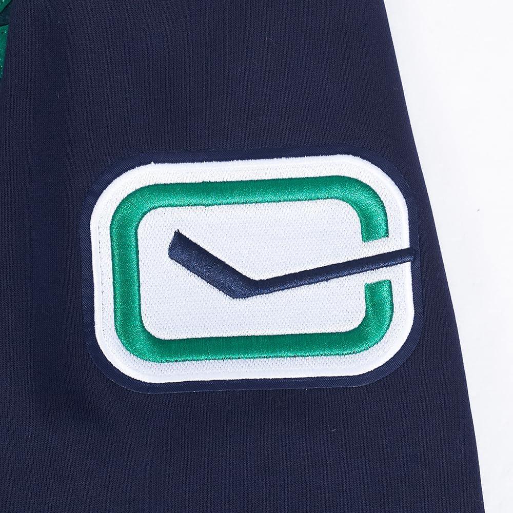 imagePro Standard NHL mens Mens Nhl Old English Brushed Back French Terry Pull Over HoodieMidnight Navy