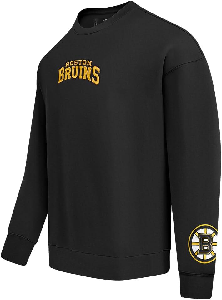 imagePro Standard NHL mens Mens Nhl Wingspan Fleece Crewneck SweatshirtBlack