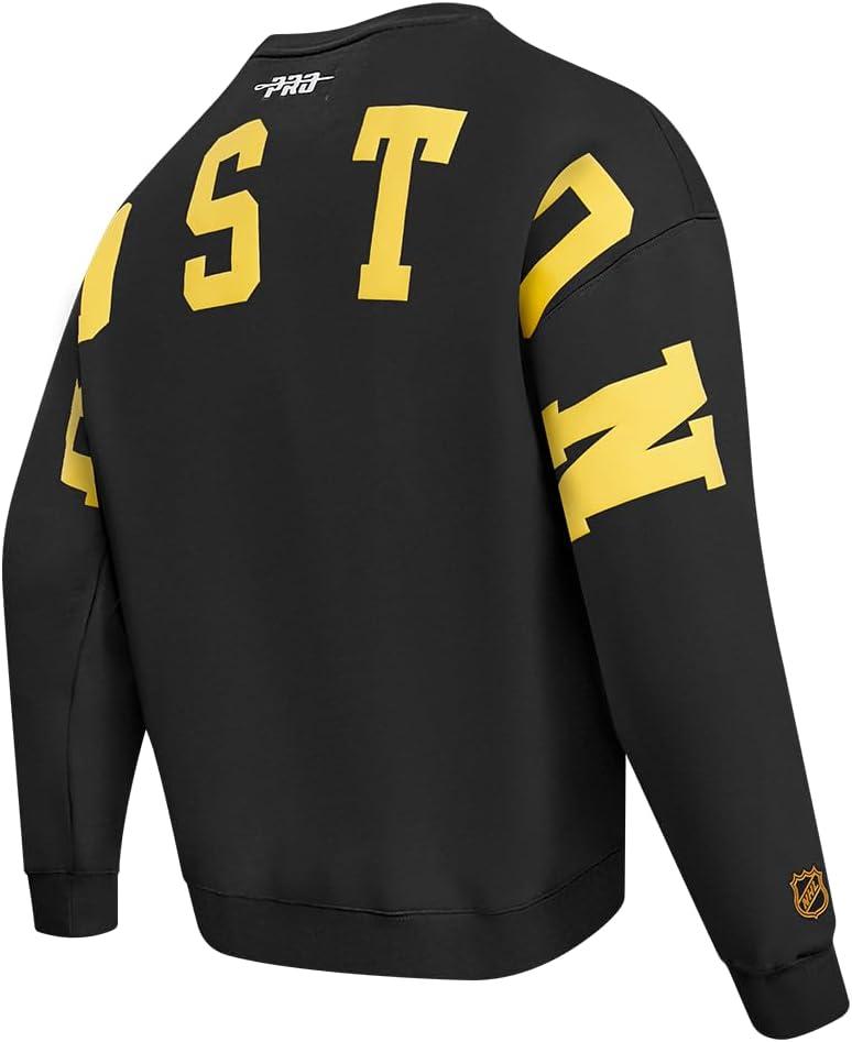imagePro Standard NHL mens Mens Nhl Wingspan Fleece Crewneck SweatshirtBlack