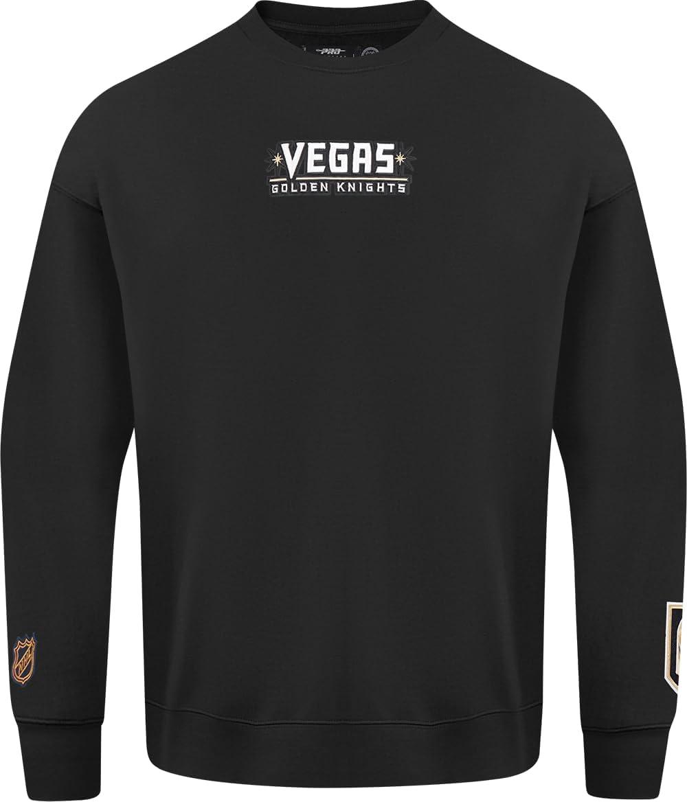 imagePro Standard NHL mens Mens Nhl Wingspan Fleece Crewneck SweatshirtBlack