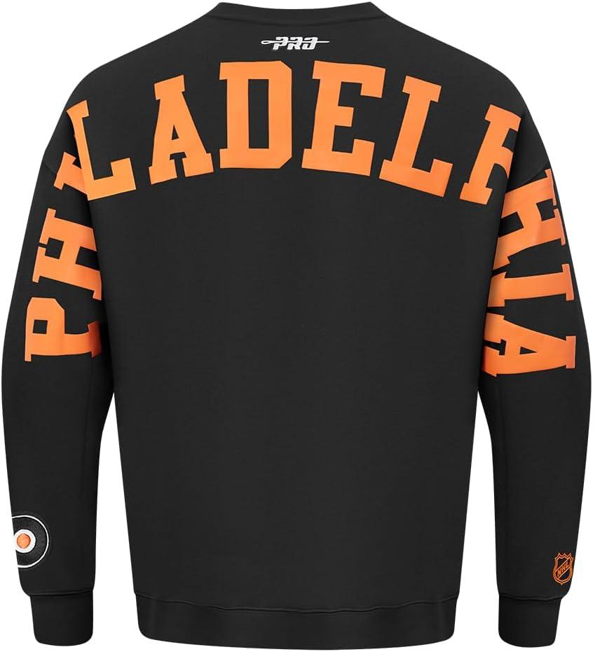 imagePro Standard NHL mens Mens Nhl Wingspan Fleece Crewneck SweatshirtBlack