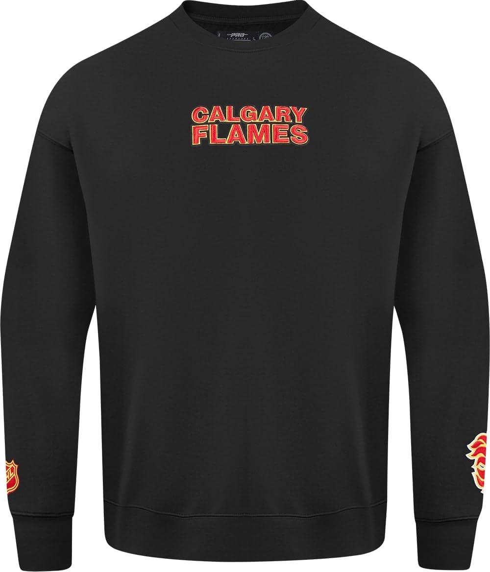imagePro Standard NHL mens Mens Nhl Wingspan Fleece Crewneck SweatshirtBlack
