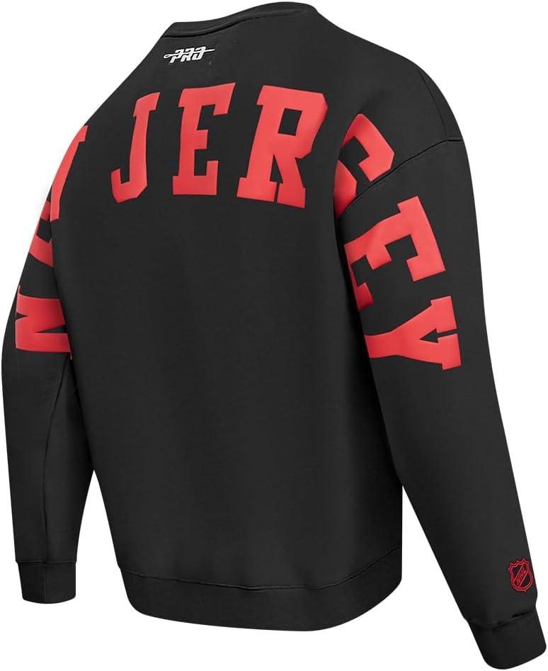 imagePro Standard NHL mens Mens Nhl Wingspan Fleece Crewneck SweatshirtBlack